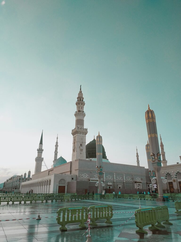 Courtyard canopies in Madinah
